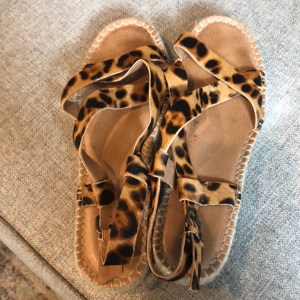 Madewell leopard sandals